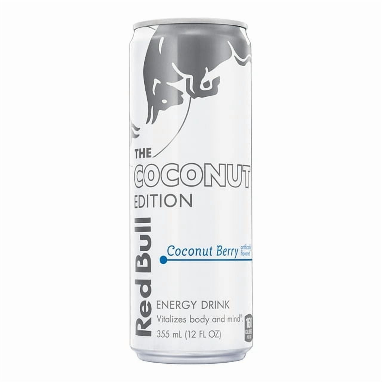 (6 cans ) Red Bull Coconut Edition Energy Drink, Coconut Blueberry Flavor, 12 fl oz