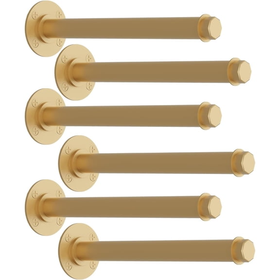 6 count Industrial Pipe Clothes Bars 12 inch, Industrial Pipe Clothing Racks, Closet Rods for Clothes, Clothing Racks for Boutique Retail