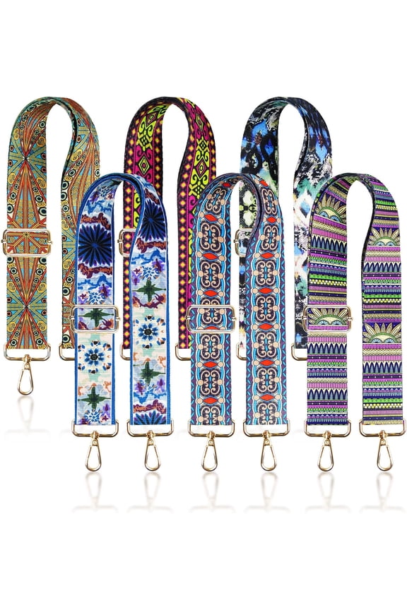 6 count Purse Straps Replacement Crossbody Straps for Purses 1.5 Inches Purse Strap for Handbags Strap