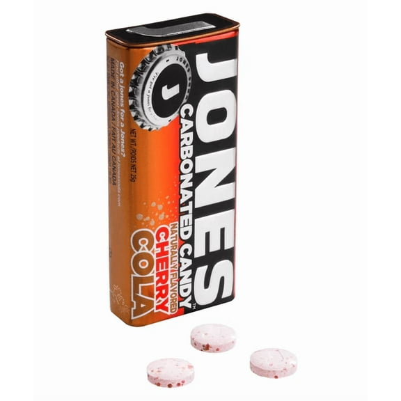 6 ct. Jones Soda Carbonated Candy - Enjoy Jones Soda as a tasty candy! (Cherry Cola)