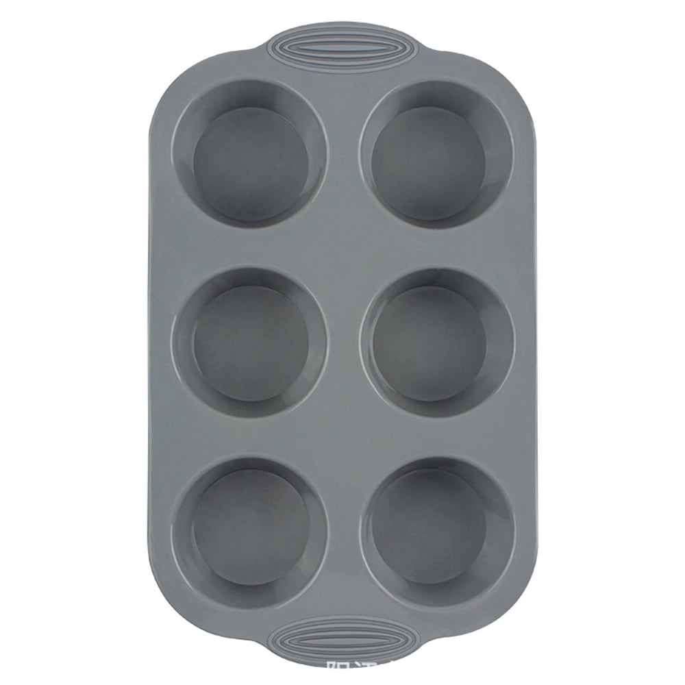6 cups Regular Silicone Cupcake Pan with BPAfree nonstick silicone