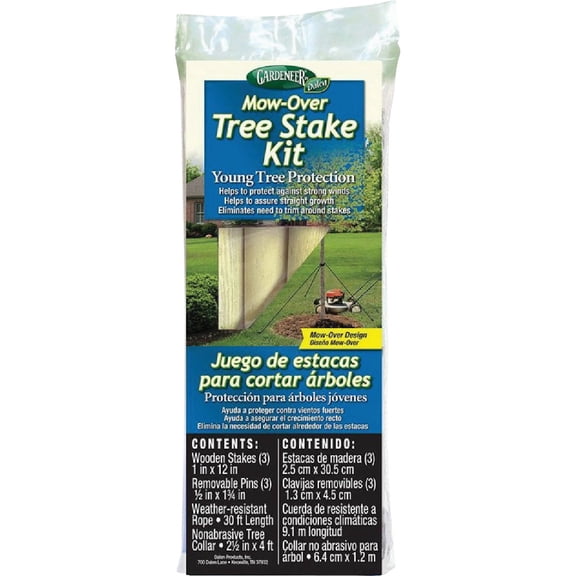 6-pack Dalen Tree Stake Kit TSD-12 - UV Resistant Plant Support - 6 Pack, Multicolor  Residential Use, Standard Application