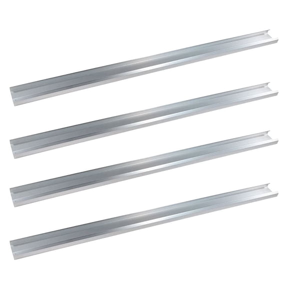 6 feet Aluminum C Track Sliding Winch Track for Flatbed Trailer - Weld-On/Bolt-On Bottom Mount for Cargo Tie Down