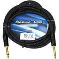 thumbnail image 1 of 6 ft. 0.25 x 0.25 in. Instrument Audio Cable with Braided Fabric Quality Outer Jacket, Black, 1 of 1
