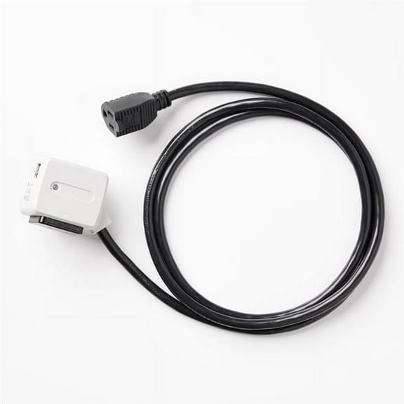 6 ft. 1 Outlets Surge Protector, Black - 1000 J