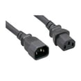 thumbnail image 1 of 6 ft. 15A Computer & Monitor Power Extension Cord - C13 to C14, Black, 1 of 1