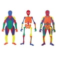 thumbnail image 1 of Poly Enterprises Muscle Man and Bone Puzzle Set, 6 feet 2 inches, Poly, 1 of 1