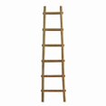 thumbnail image 1 of 6 ft. 6 Step Blank Rock Decorative Wooden Ladder, 1 of 1