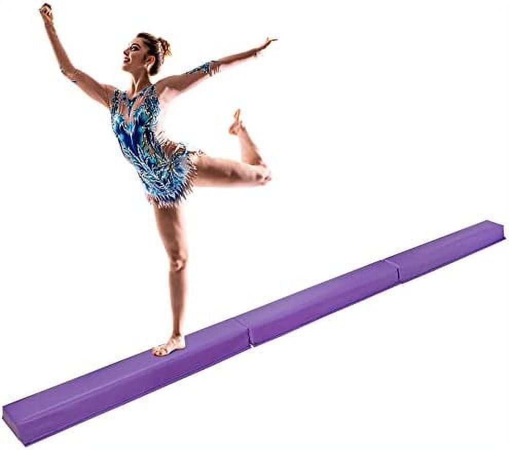 6 ft / 9 ft Folding Gymnastics Balance Beam Floor Balance Beam Firm