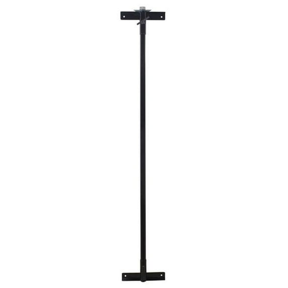 6 ft. Aluminum Pole with Fixed Surface Mount Bracket - White