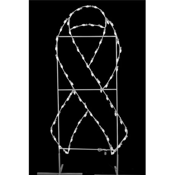 6 ft. Awareness Ribbons, Pure White