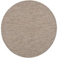 thumbnail image 1 of 6 ft. Beige Power Loom Round Area Rug - Beige - 6 ft., 1 of 1