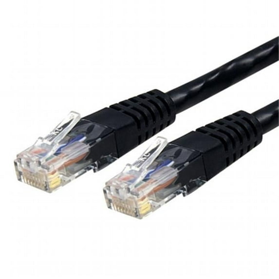 6 ft. Black Molded Cat6 ETL Verified UTP Patch Cable