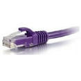 thumbnail image 1 of 6 ft. Cat6A Snagless Unshielded UTP Network Patch Ethernet Cable, Purple, 1 of 1