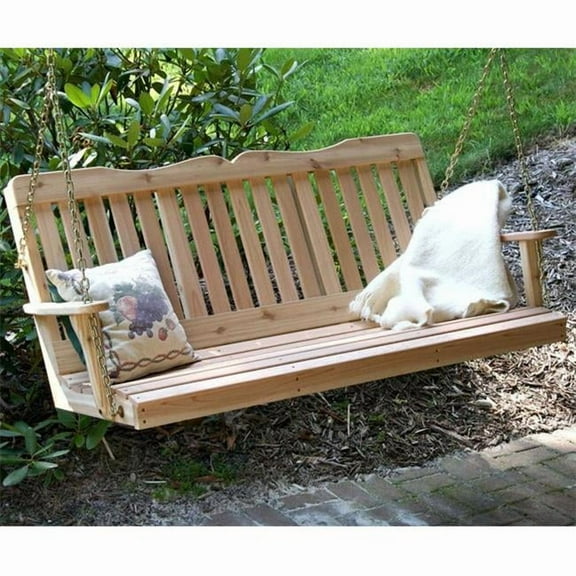 6 ft. Cedar Countryside Porch Swing