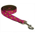 thumbnail image 1 of 6 ft. Dot Dog Leash, Fuchsia & Lime - Large, 1 of 1