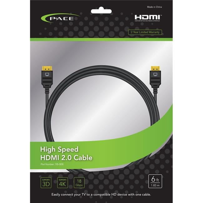 6 ft. HDMI Cable, Black