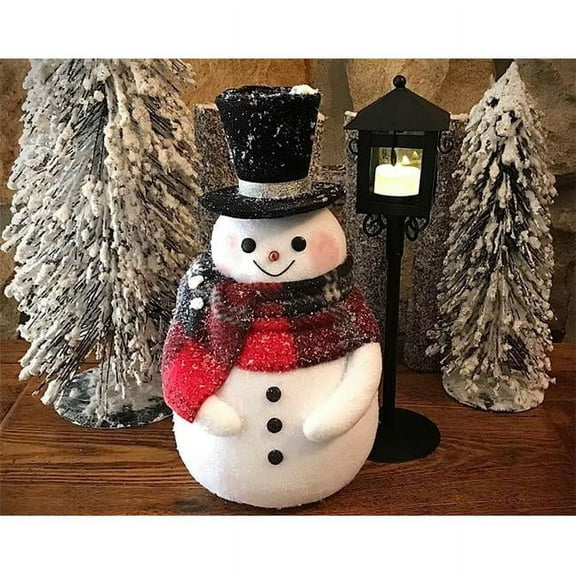 6 ft. Lamppost Snowman