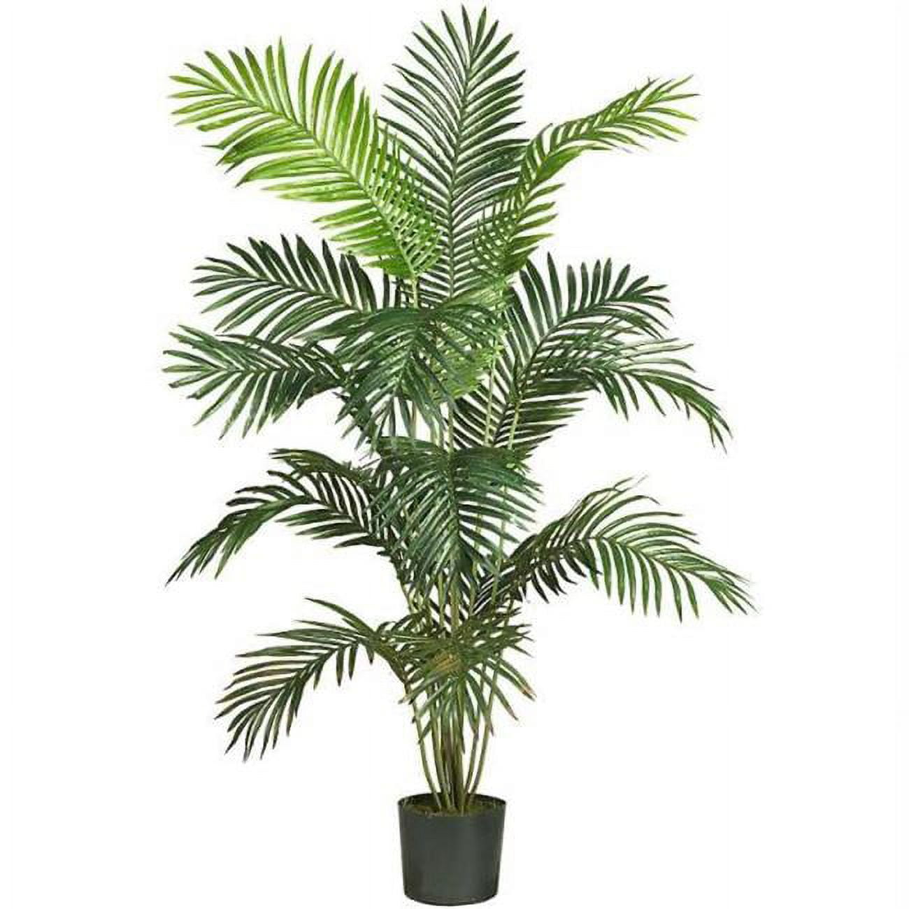6' Tall Green Polyester and Plastic Faux Paradise Palm Tree