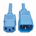 thumbnail image 1 of 6 ft. Power Extension Cord 15A - 18Awg C14 to C13 Computer Cable, Blue, 1 of 1