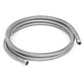 thumbnail image 1 of 6 ft Refrigerator Water Ice Maker Supply Line, 1/4 Inch Compression Stainless Steel Ice Maker Hose Connector, for Small Residences with Short Distance, 1 of 7