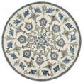 thumbnail image 1 of 6 ft. Round Blue Floral Oasis Area Rug - Blue - 6', 1 of 1