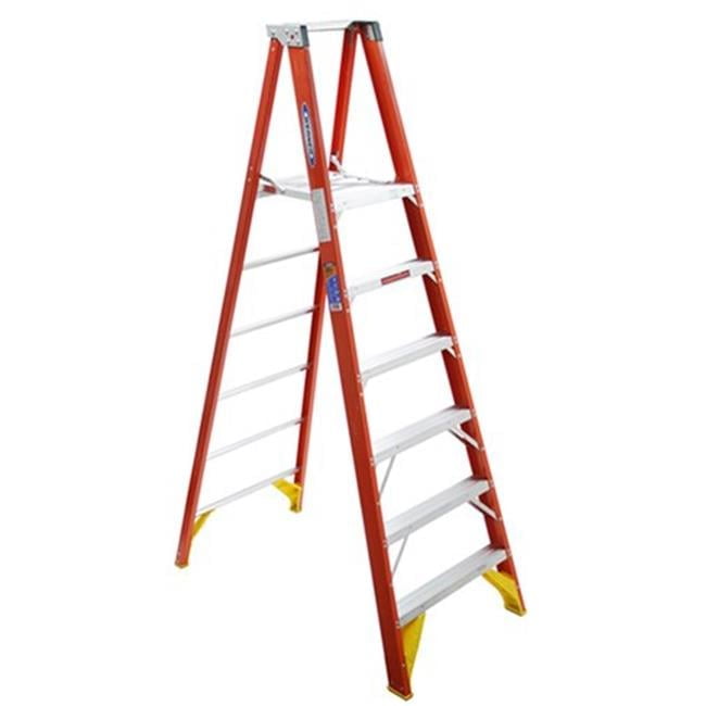 6 ft. Series Fiberglass Platform Ladder