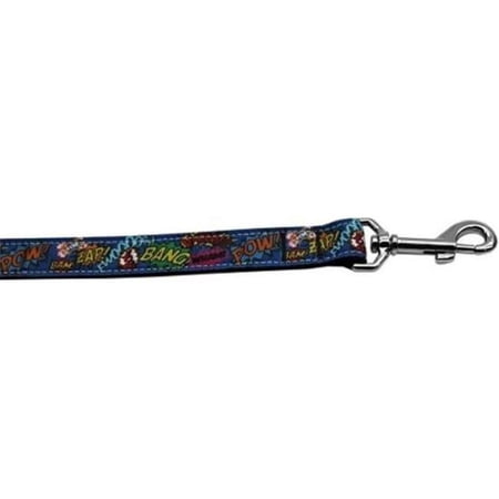 6 ft. Superhero Sound Effects Nylon Dog Leashes