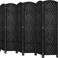 6 ft.Tall Room Divider Room Dividers and Folding Privacy Screens 16