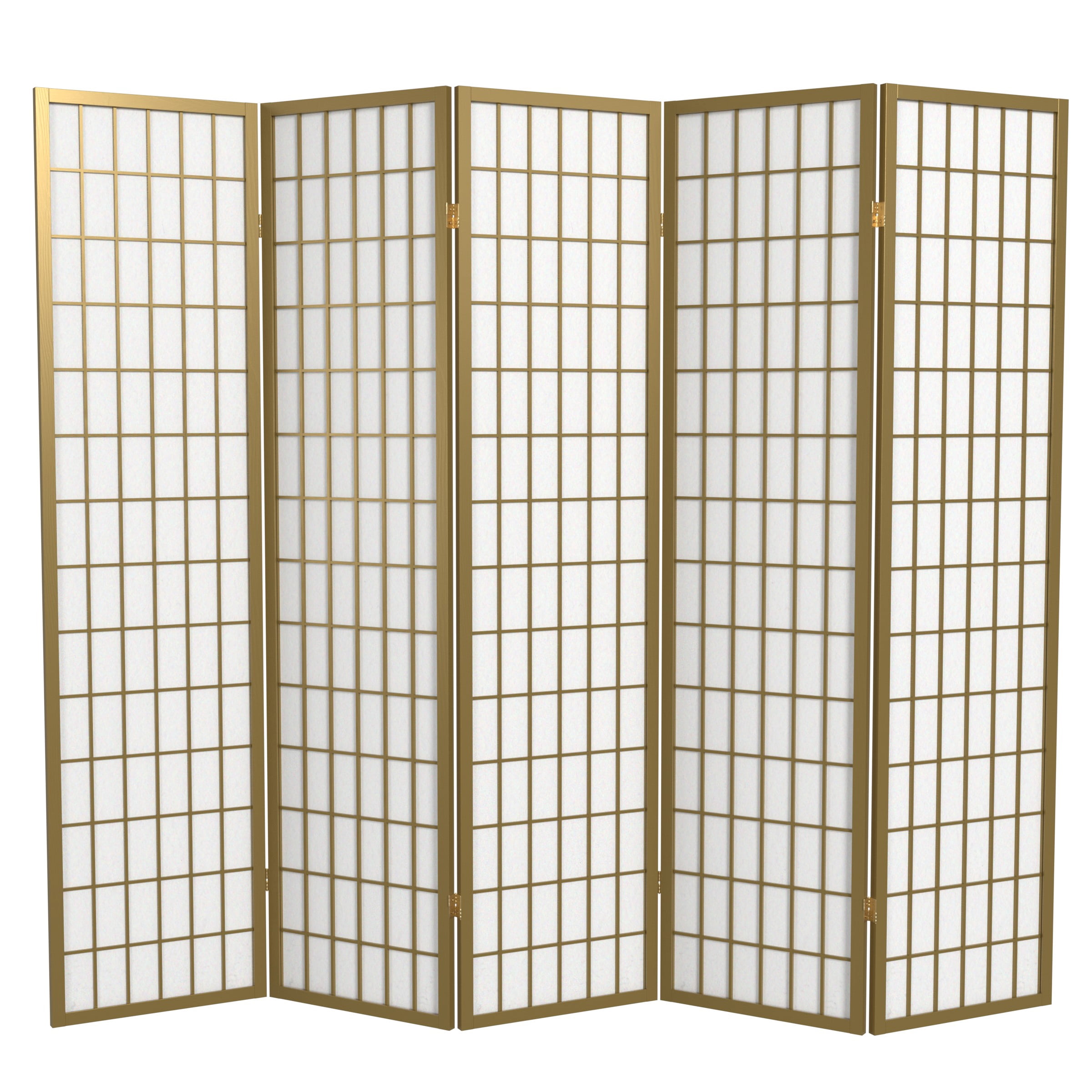 6 ft. Tall Window Pane - Special Edition - Gold - 5 Panels
