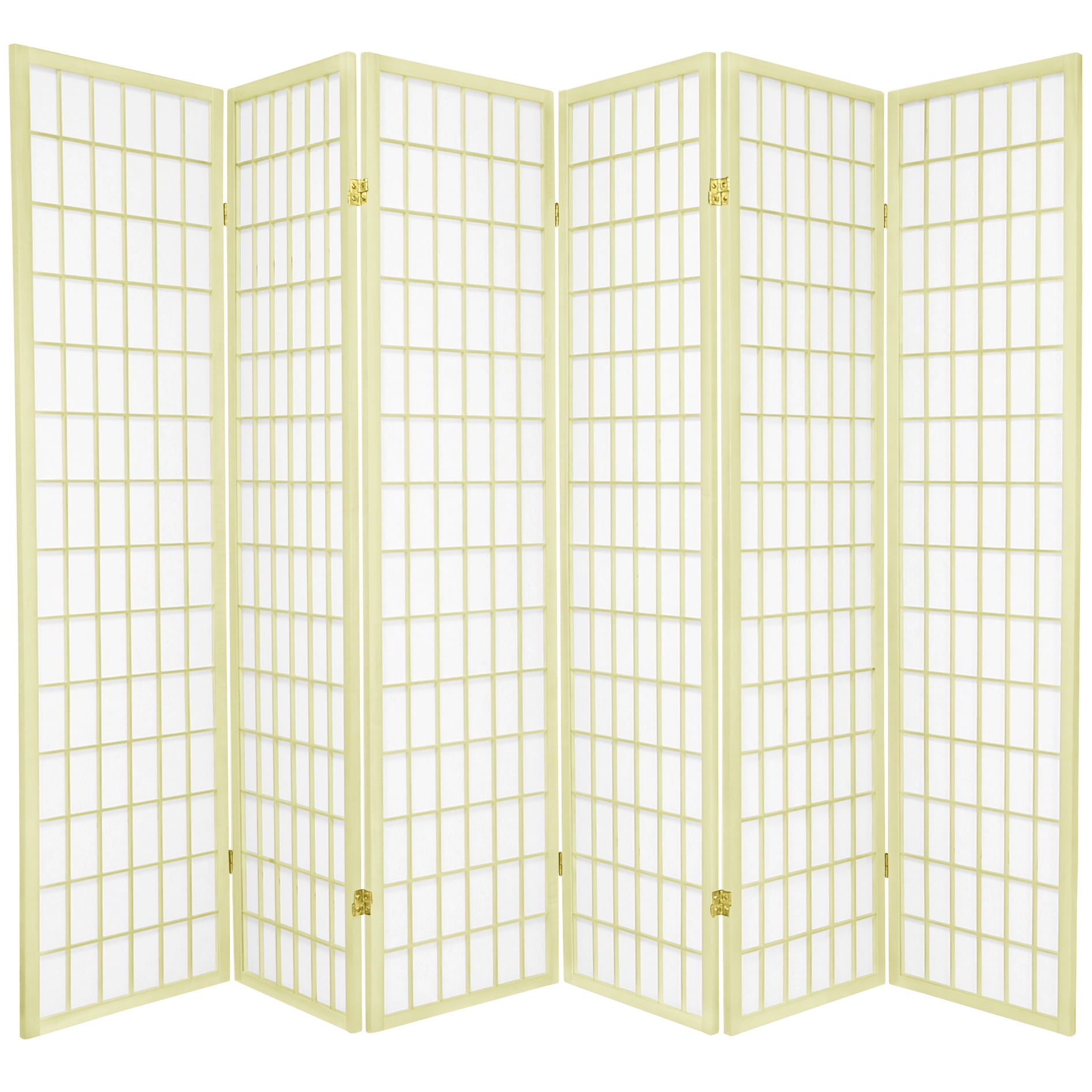 6 ft. Tall Window Pane - Special Edition - Ivory - 6 Panels