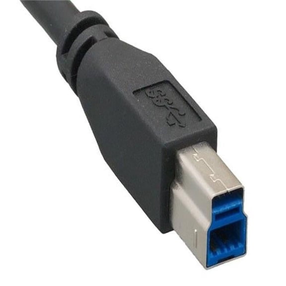 6 ft. USB 3.0 A Male to B Male Cable, Black