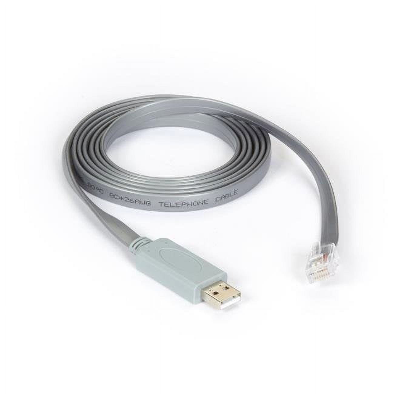 6 ft. USB-A to RJ-45 Serial Adapter Cable - Walmart.com