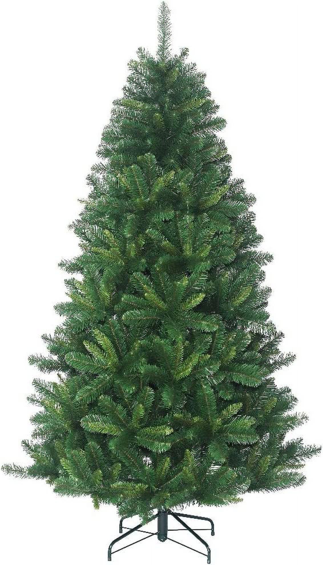 6 ft Unlit Artificial Pine Tree Realistic Faux Pine Tree with A