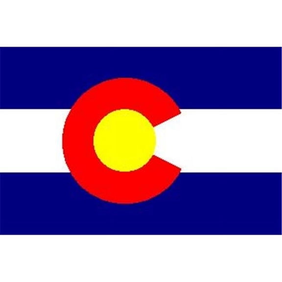 6 ft. X 10 ft. Nyl-Glo Colorado Flag