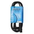 thumbnail image 1 of 6 ft XLR Microphone Cable with Right Angle Male and Straight Female connectors., 1 of 2