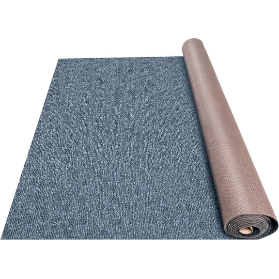 6 ft x 13 ft Grey Marine Carpet for Boats Waterproof - 0.18" Thick Indoor Outdoor Rug Carpet Roll for Home Patio Porch Deck