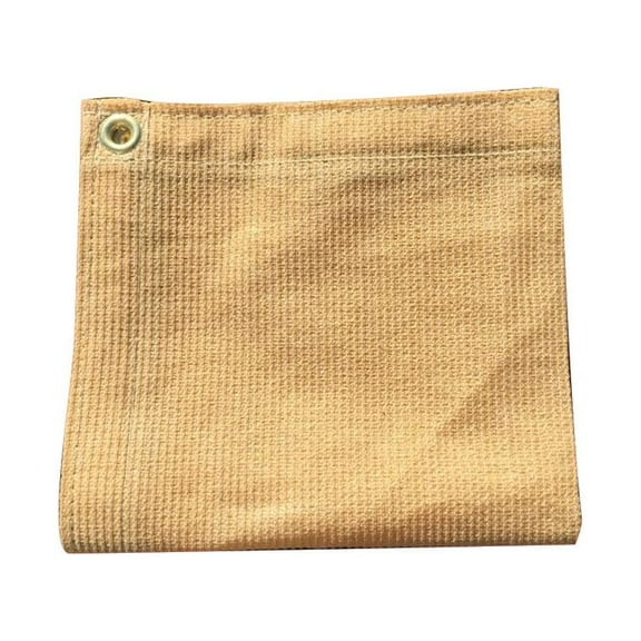 6 ft. x 14 ft. - 90% Shade, Sand Color Sun Shade, Rectangle or Square Shade Sail, Great for Backyard, Patio, Kennel, Green House Shade Creation, Made by Xtarps