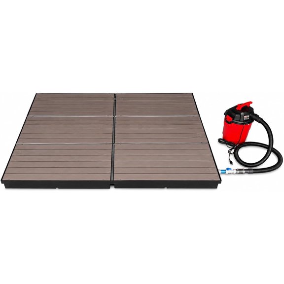 Cove Products 6 ft. x 8 ft. Quick N' Clean Modular Raised Floor Platform with Collection Vacuum