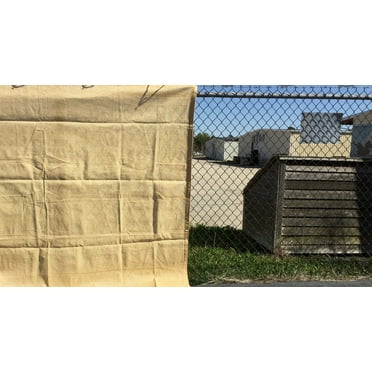 6 ft. x 8 ft. - Sand Color Premium Privacy Fence Screen, 90% Blockage, Great for Back Yard Fence, Construction Site, Tennis Court, Kennel, Made By Xtarps