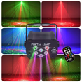 6hole 8hole UV stage light laser light stroboscopic remote control