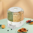 thumbnail image 1 of 6 in 1 360° Rotating Grain Cereal Dispenser Storage Box Kitchen Rice Container, 1 of 1