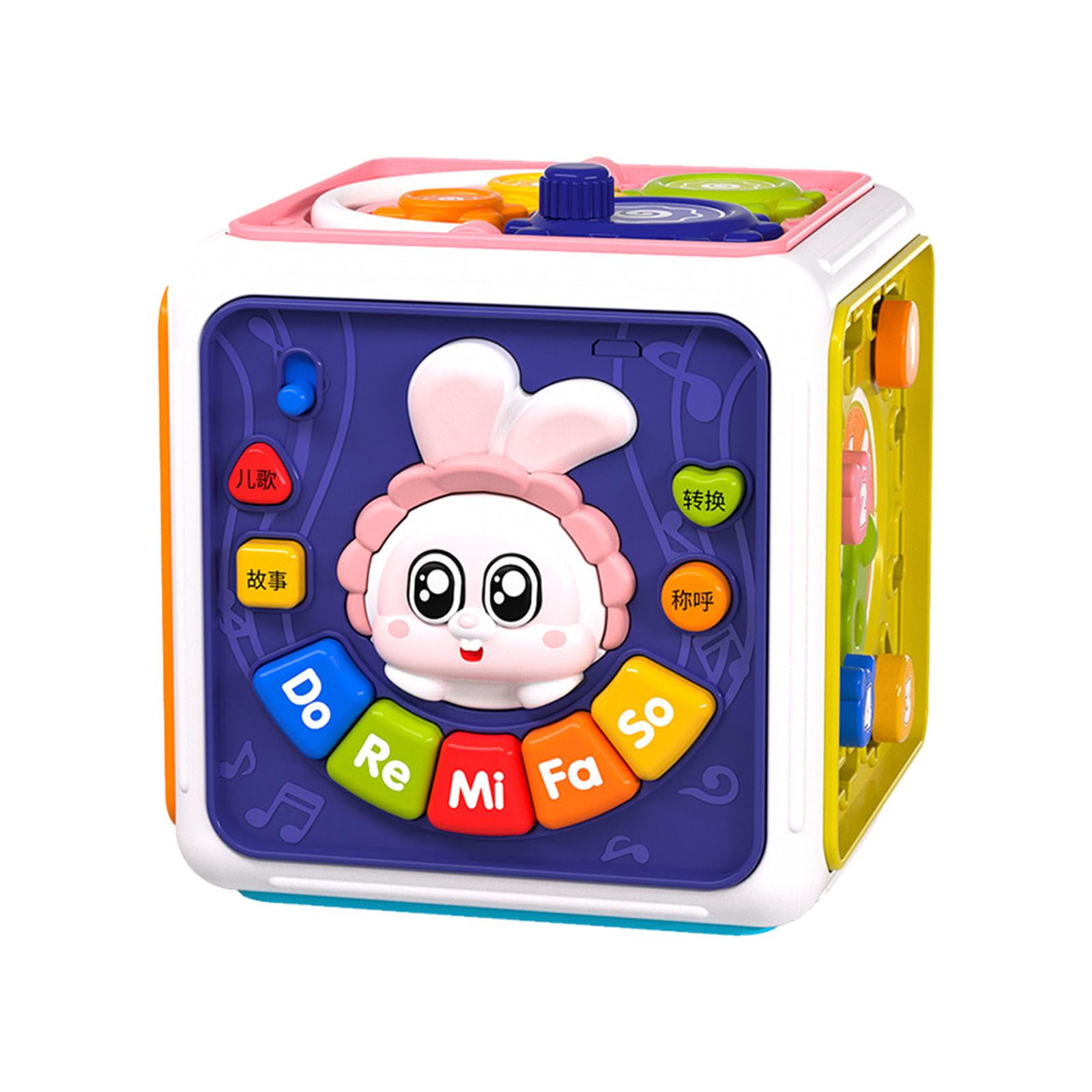 6 in 1 Activity Cube Toys Early Learning Educational for Kids 1 2 3 Year Old