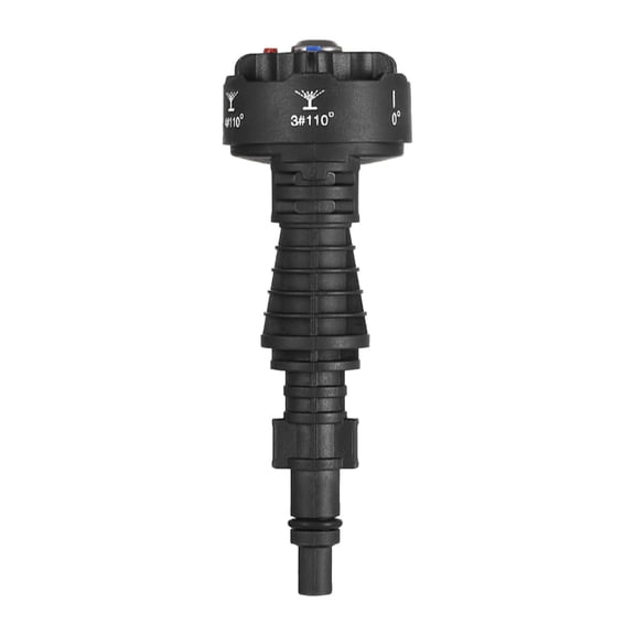 6-in-1 Adjustable Pressure Cleaning Nozzle, Multi Pattern Water Spray Quick Connect Durable Heavy Duty Design for Cars Patios Driveways Garden Cleaning Tool
