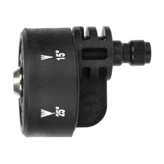 6-in-1 Adjustable Pressure Washer Nozzle,Multi-Spray Turbo Nozzle Tip with 15°-45° Angles,Brass Construction for 2500-4000 PSI,Quick Connect for Driveway/Car/Patio Cleaning