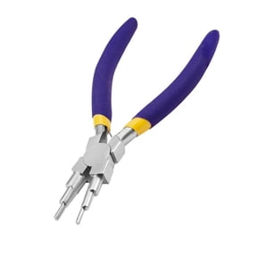 6 in 1 Bail Making Plier Wire Looping Forming Plier with Non Slip Grip Handle for 2mm to 9mm Loops and Jump Rings