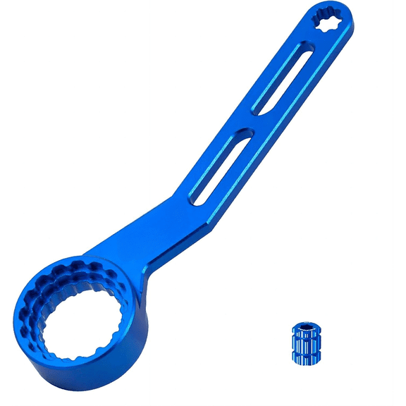 6-in-1 Bicycle Bottom Bracket Tool 12/16-Notch for Hollowtech II - Multifunctional BB Wrench for BBR60/BB80/BB51/PF30