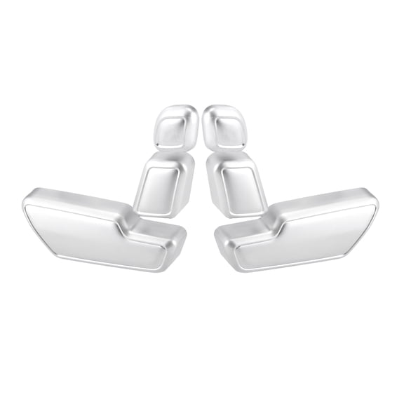 6 in 1 Car Interior Door Seat Adjust Button Switch Cover Trim Set for Mercedes Benz E-Class GLK GLA Class Left Right