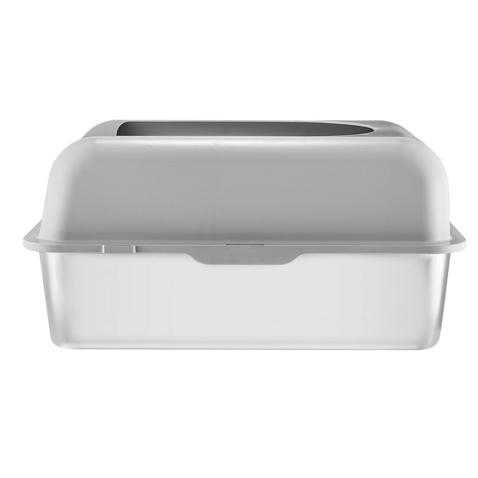 6-in-1 Deep Cat Litter Box with Odor-Free Filter & Footboard – Large Anti-Tracking Tray