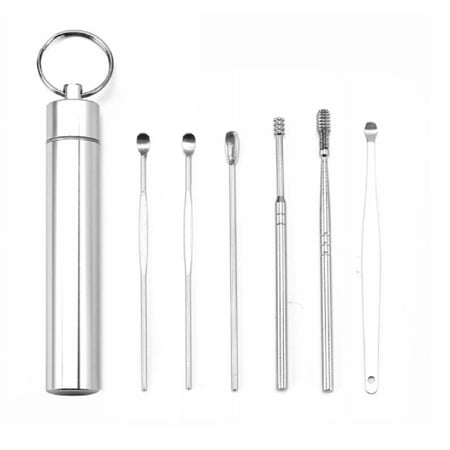 6-in-1 Ear Wax Removal Kit – Reusable Spring Ear Wax Cleaner Tools Set for Safe & Efficient Ear Cleaning TIKA